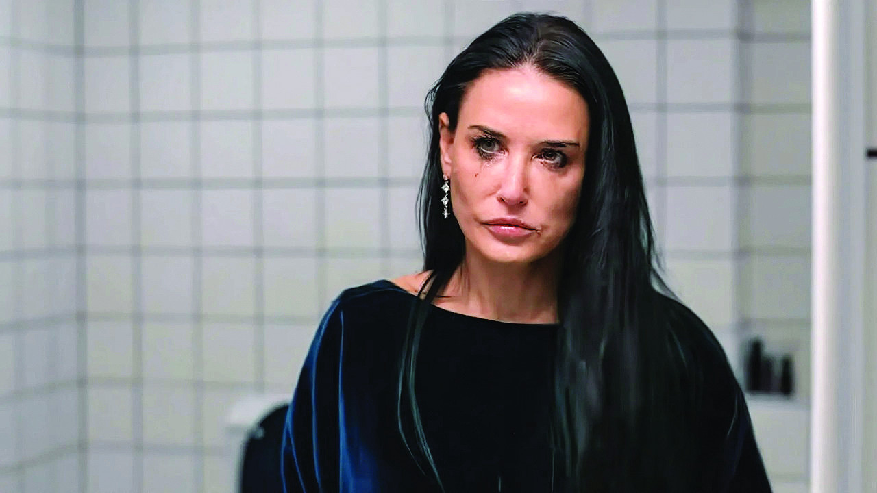 Demi Moore plays an aging former A-lister who uses a black market drug to become young. Photo: File