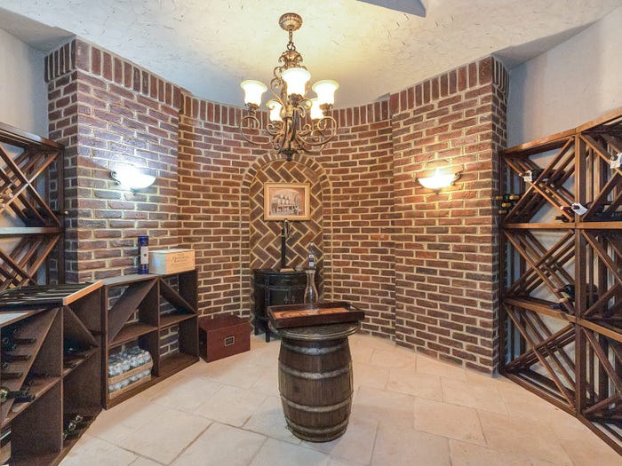 The wine cellar