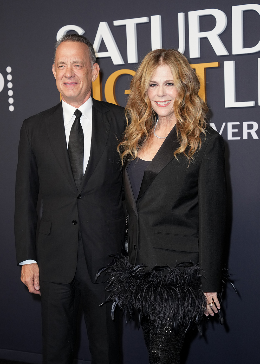 Tom Hanks, Rita Wilson at SNL50: The Anniversary Special at 30 Rockefeller Plaza on February 16, 2025 in New York, New York. (Photo by John Nacion/Variety via Getty Images)