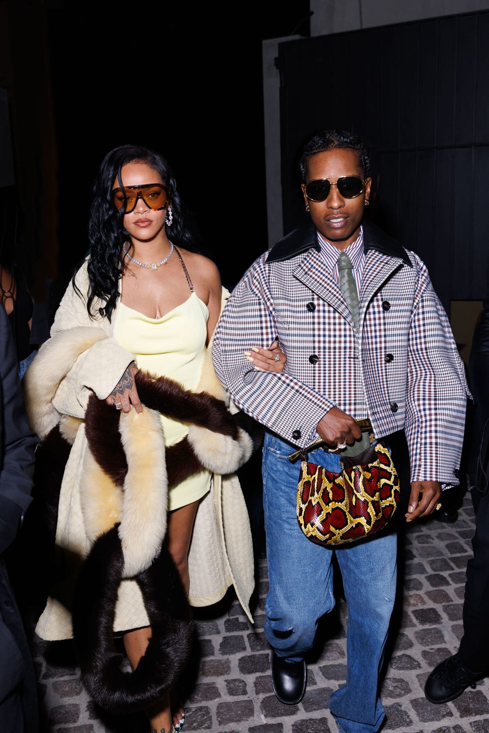 Rihanna and A$AP Rocky Close Out Milan Fashion Week in Bottega Veneta