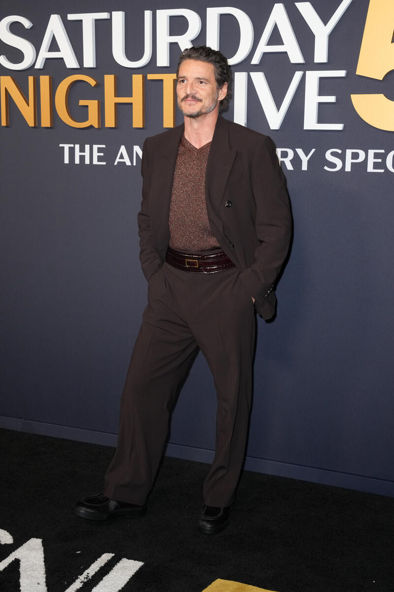 Pedro Pascal at SNL50: The Anniversary Special at 30 Rockefeller Plaza on February 16, 2025 in New York, New York.