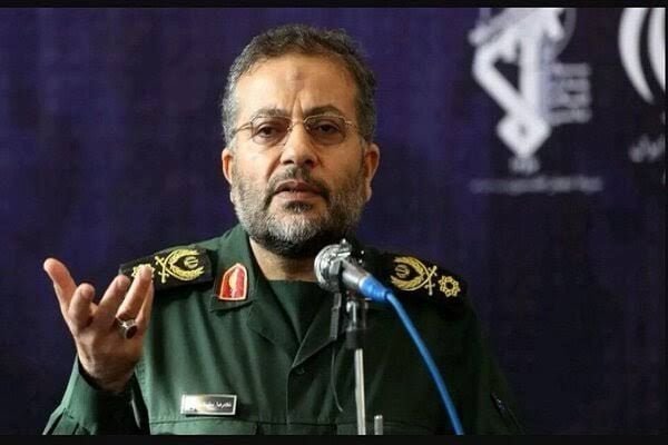 A file photo of  Basij force commander Gholamreza Soleimani