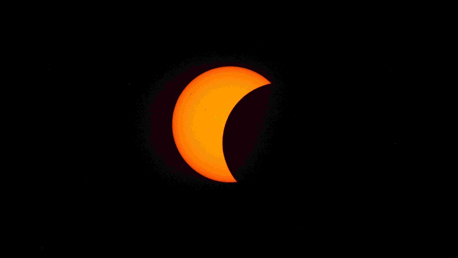 This handout image from NASA shows the Moon passing in front of the Sun during a solar eclipse from San Millán de los Caballeros, Spain, on August 12, 2026. Photo: AFP